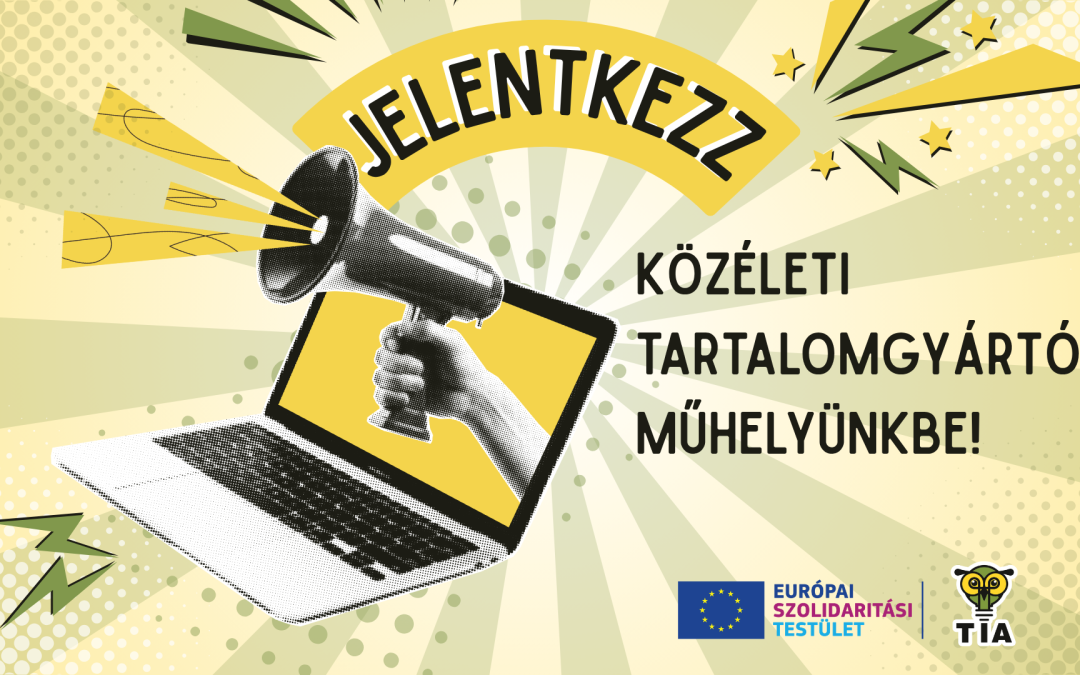 Jelentkezz közéleti tartalomgyártó műhelyünkbe!