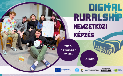Digital Ruralship nemzetközi VR képzés – szervezz digitális ificseréket!
